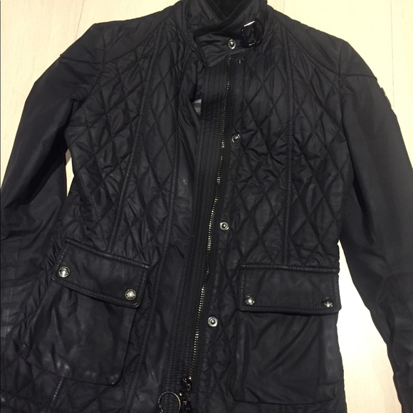 Belstaff Jackets & Blazers - Belstaff Aynsley Quilted Moto Jacket
